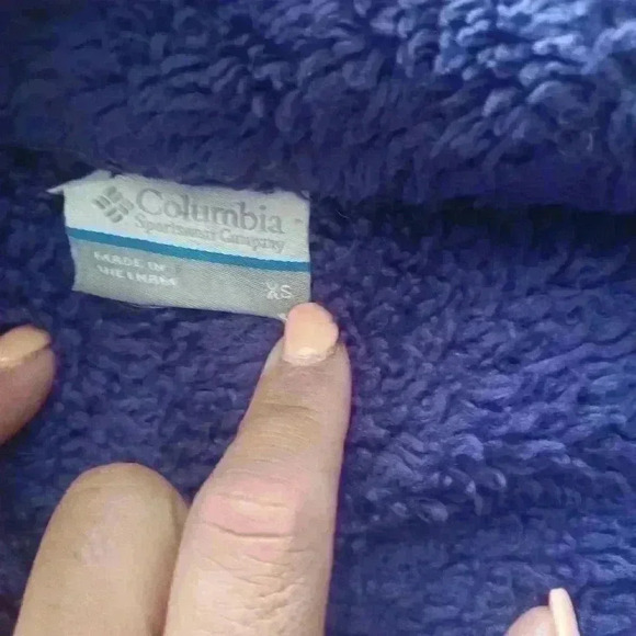 Columbia Womens Purple Sherpa Jacket XS - Picture 8 of 16